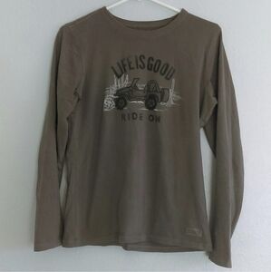 Life is Good Ride On Jeep Long Sleeve